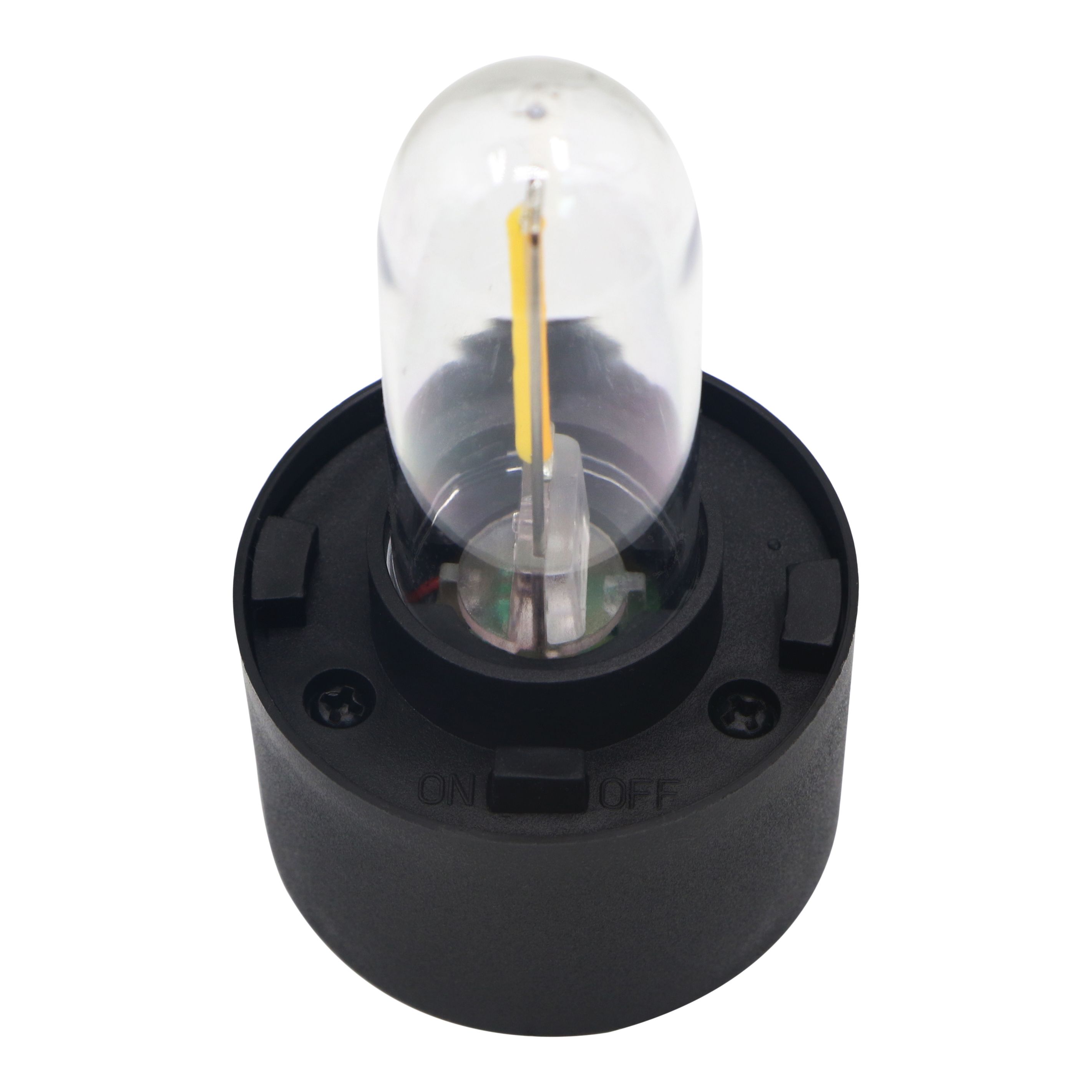 Black Solar-powered Integrated LED Outdoor Stake light