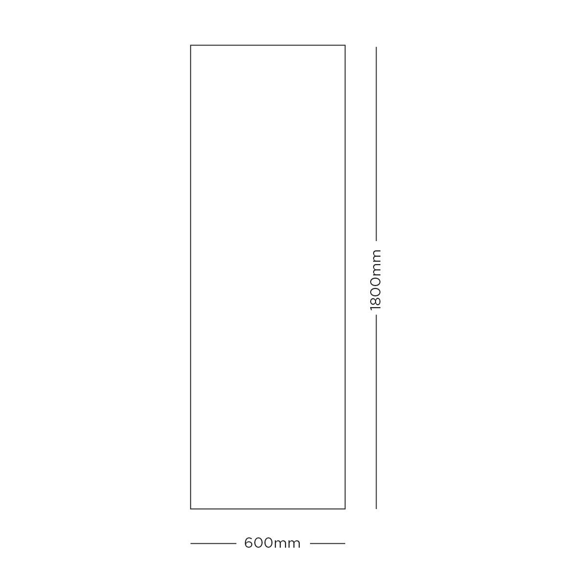 Black Traditional Large Runner, (L)180cm x (W)60cm