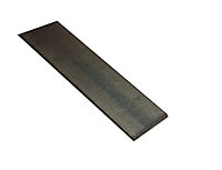 Black Varnished Drawn steel Flat Bar, (L)1000mm (W)20mm (T)2mm