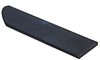 Black Varnished Hot-rolled steel Flat Bar, (L)1000mm (W)10mm (T)4mm