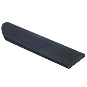 Black Varnished Hot-rolled steel Flat Bar, (L)1000mm (W)25mm (T)4mm
