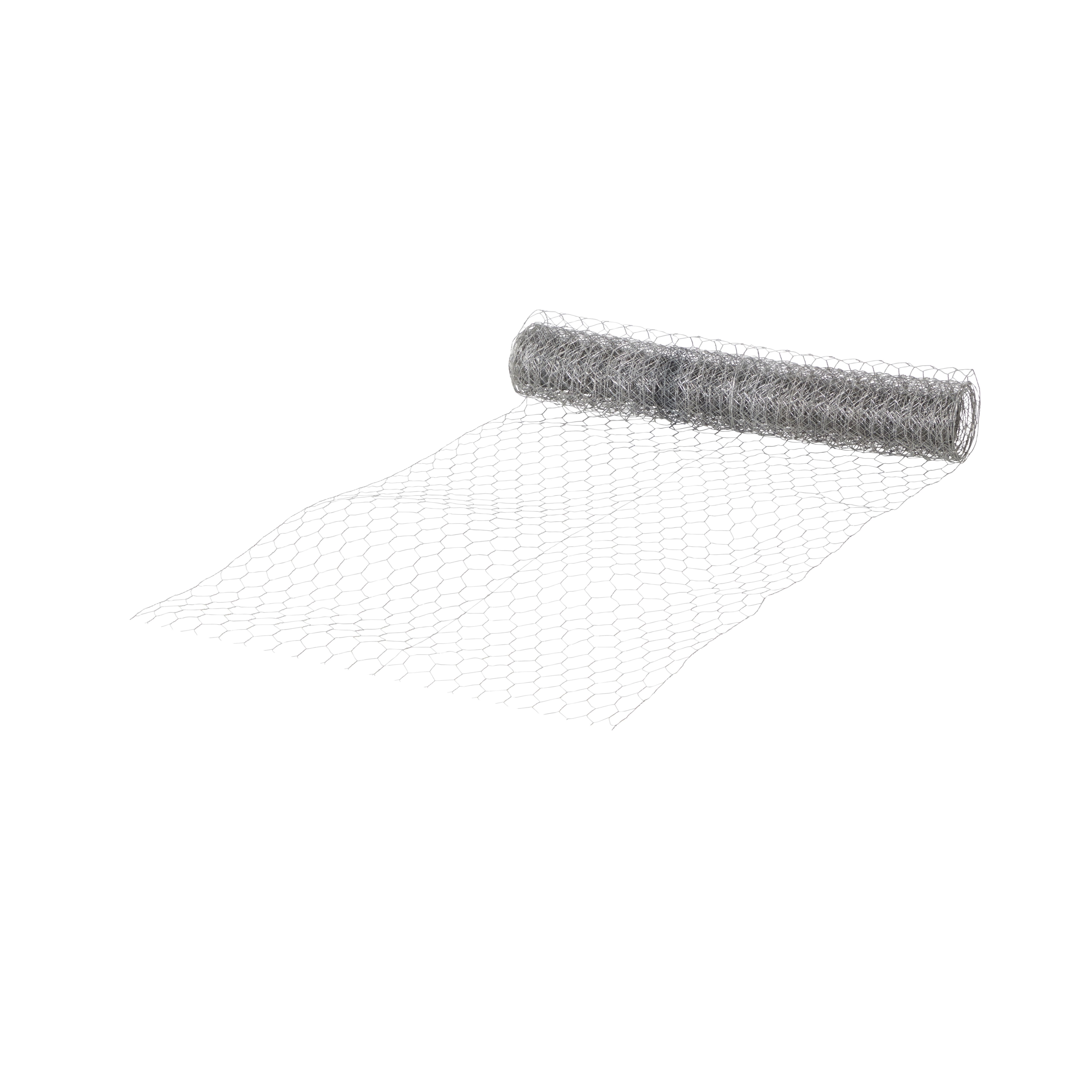 Blooma 25x25mm Galvanised Steel Triple torsion mesh, (L)10m (H)1m