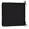 Blooma Adelaide Black & red Square High back seat cushion, Pack of 4 (L)45cm x (W)45cm
