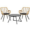 Blooma Apolima Multicolour Metal 2 seater Table & chair set