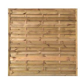 Blooma Arve Pressure treated Fence panel (W)1.8m (H)1.8m