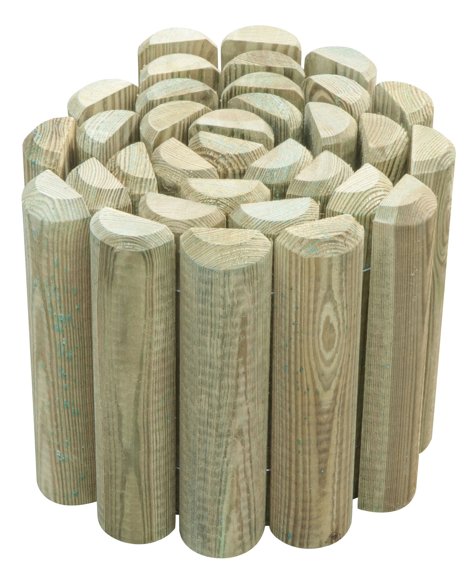 Blooma Bakassi Green Pine Edging roll (H)25cm (L)2m