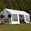 Blooma Betty White Rectangular Gazebo, (W)6m (D)3m - Assembly required