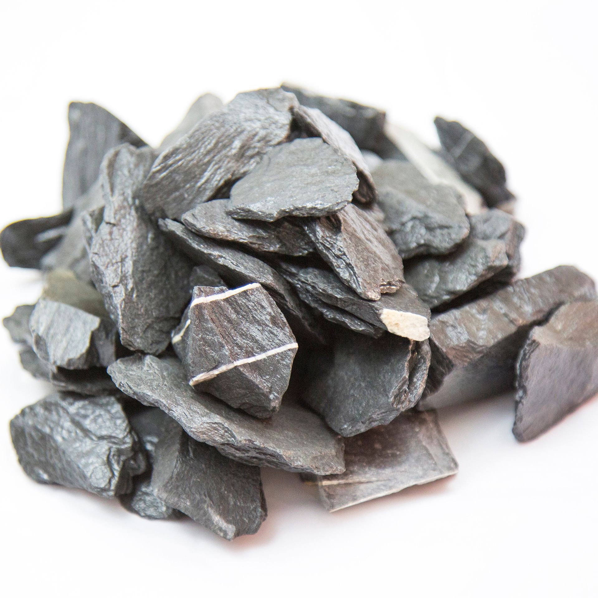 Blooma Blue grey Slate Decorative chippings, Bulk Bag, 0.23m²