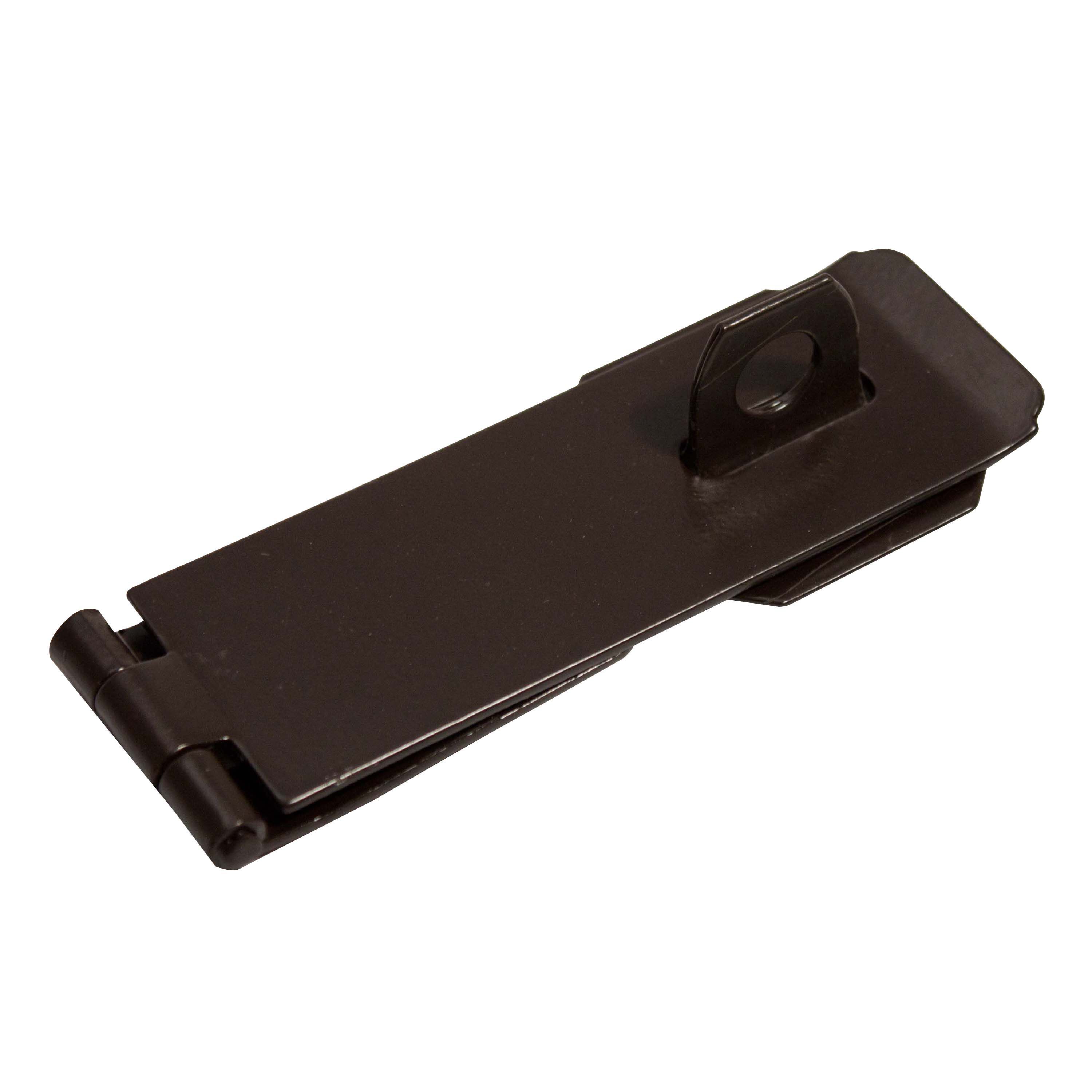 Blooma Brown Steel Hasp & staple, (L)102mm (W)40mm