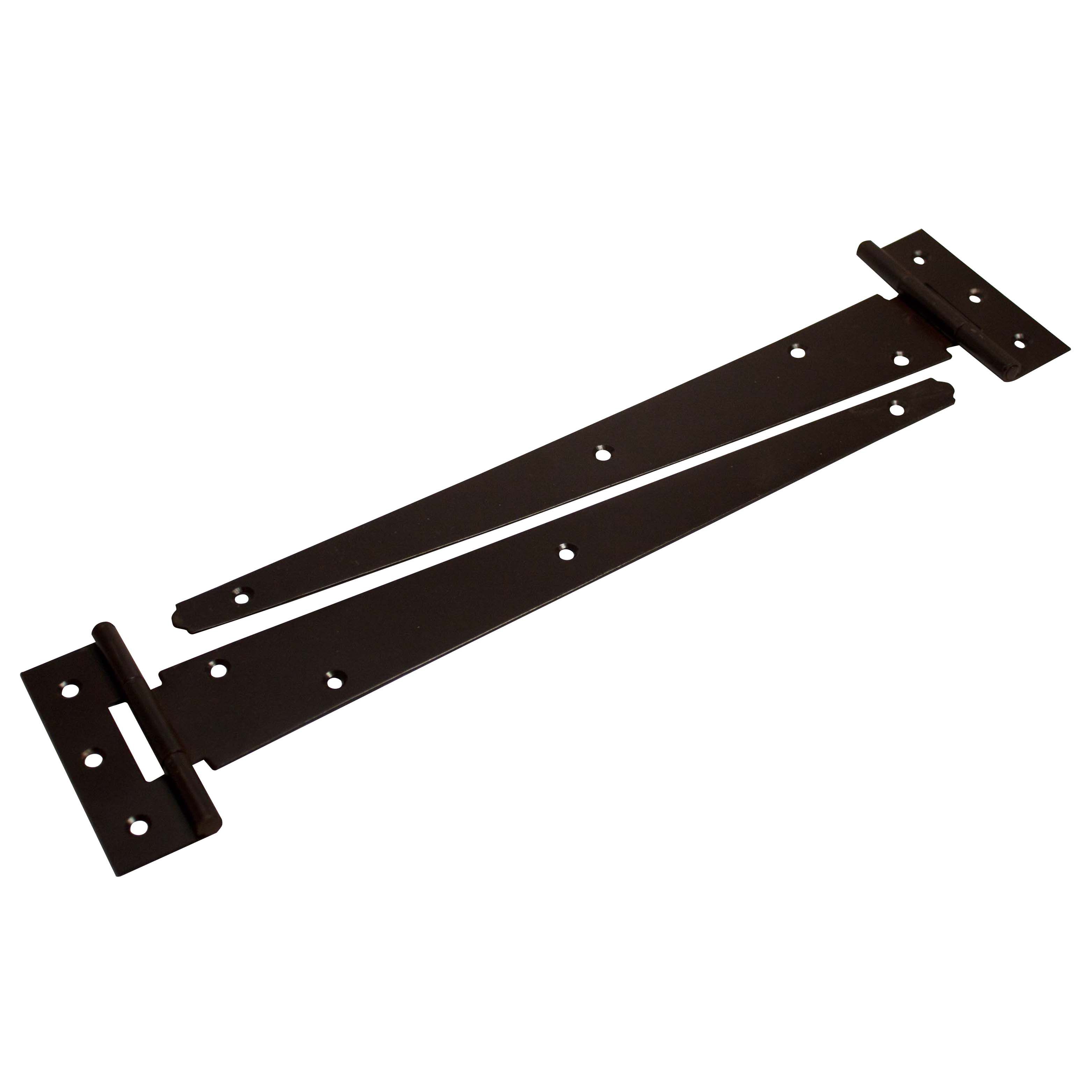Blooma Brown Steel Tee hinge (L)304mm, Pack of 2