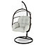 Blooma Cannock Plastic Grey Foldable Egg Chair