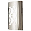 Blooma Chambly Silver effect Mains-powered Halogen Outdoor Wall light