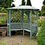 Blooma Chiltern Lattice Corner arbour, (H)2100mm (W)1580mm (D)1580mm - Assembly required