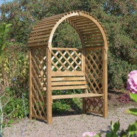 Blooma Chiltern Softwood Arbour - Assembly service included