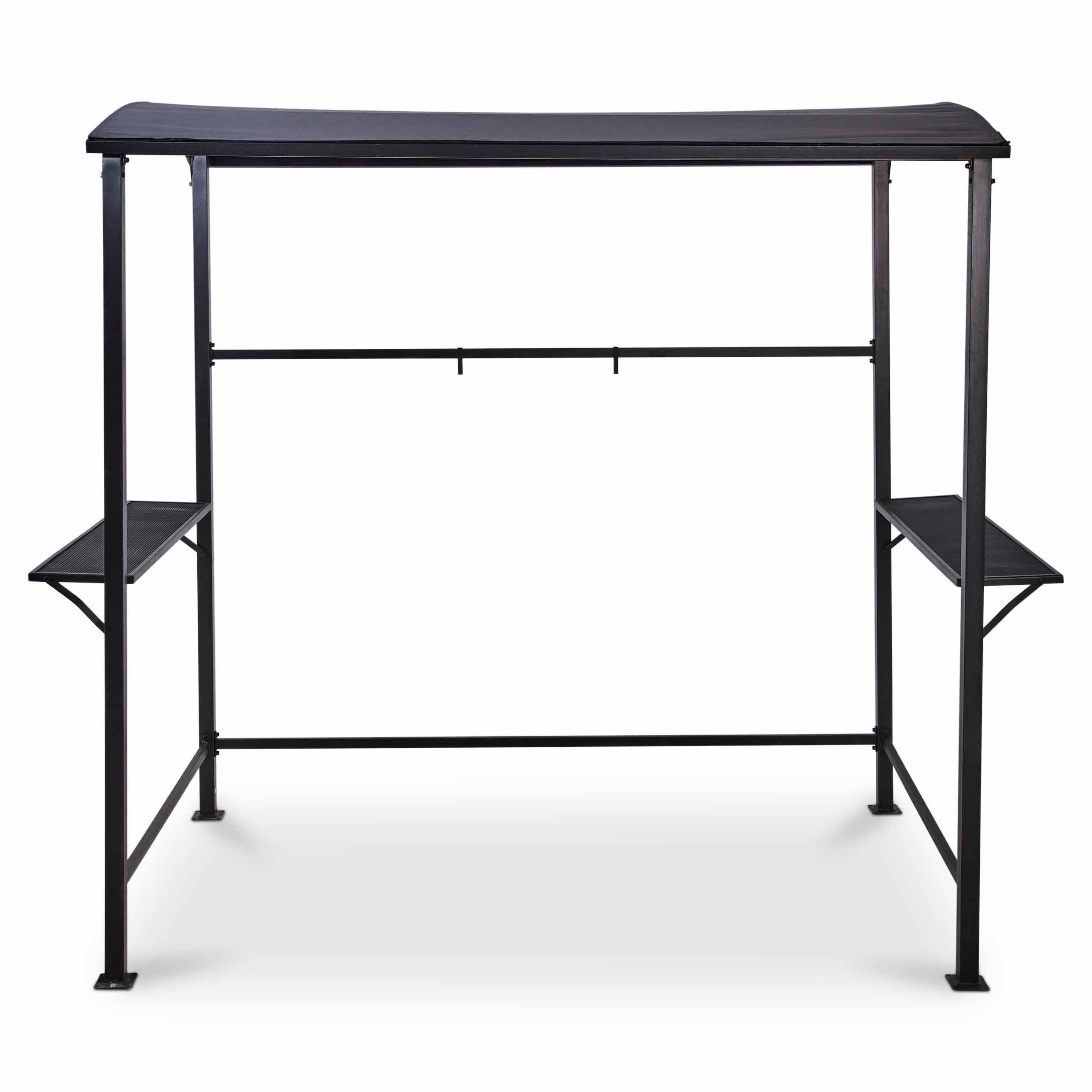 Blooma Coburg Grey Steel Barbecue shelter 2.1m(H) 2.47m(W)