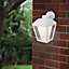 Blooma Dalton White Mains-powered LED Outdoor Wall light 460lm