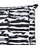 Blooma Denia Black & white Broken line Outdoor Cushion (L)30cm x (W)50cm