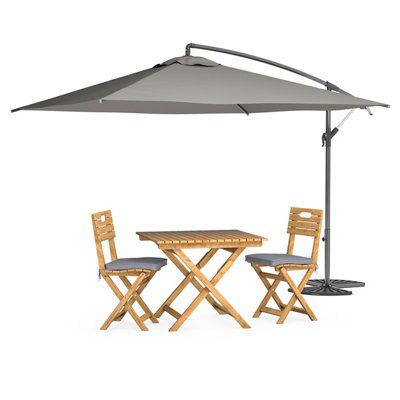 Denia wooden 4 seater coffee online set