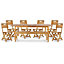 Blooma Denia Wooden 8 seater Dining set