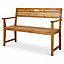 Blooma Denia Wooden Natural Bench