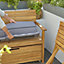 Blooma Denia Wooden Natural Bench