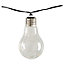 Blooma Fernie Battery-powered Warm white 10 LED Outdoor String lights
