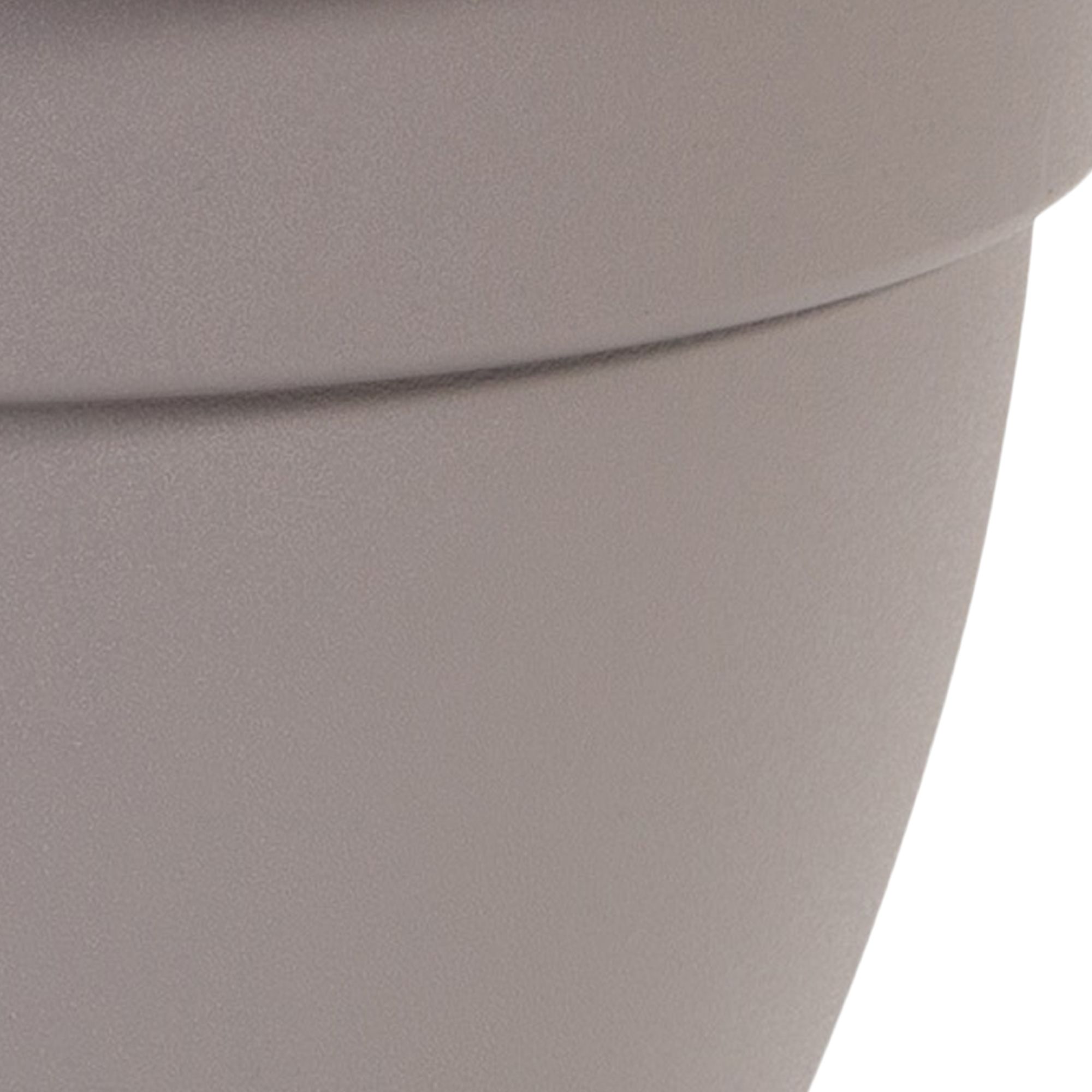 Blooma Florus Taupe Plastic Bell Circular Plant pot (Dia)38cm