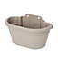 Blooma Florus Taupe Plastic Oval Trough