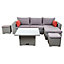 Blooma Gabbs Grey 4 seater Garden furniture set