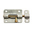 Blooma Galvanised Steel Barrel Door bolt (L)64mm (W)15mm