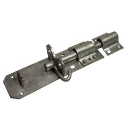 Blooma Galvanised Steel Brenton Door bolt (L)152mm (W)58.7mm