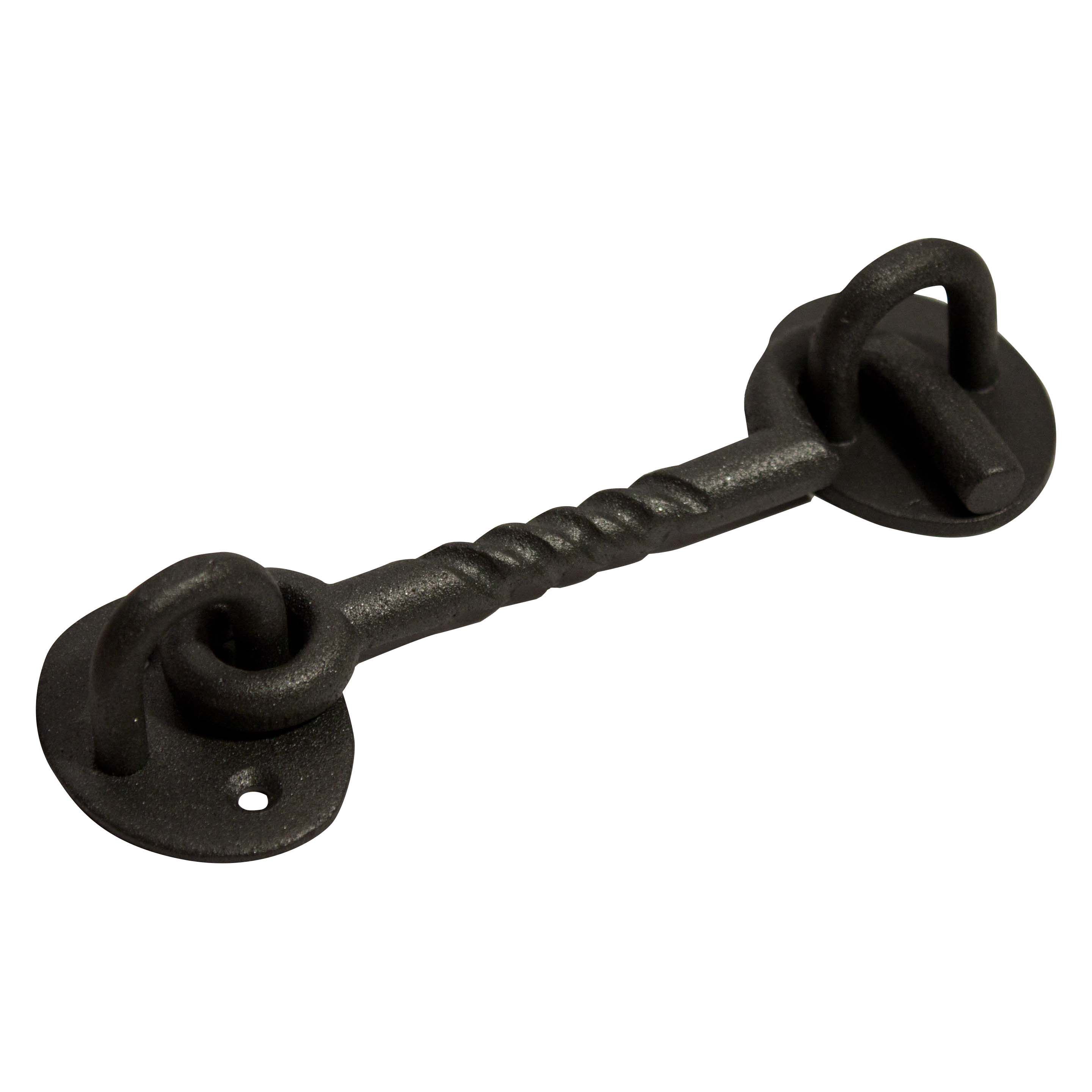 Blooma Galvanised Steel Cabin hook, (L)102mm