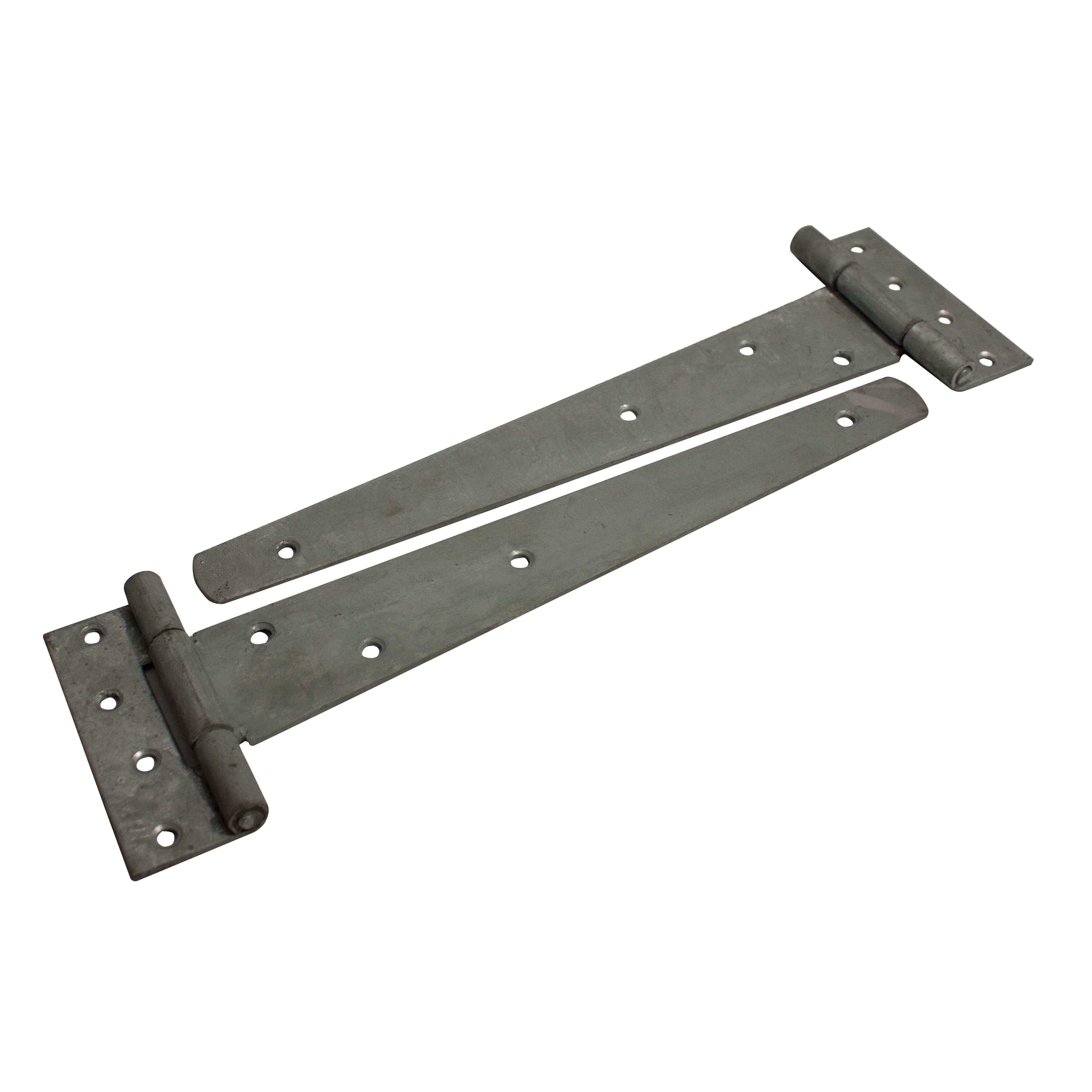 Blooma Galvanised Steel Tee hinge (L)304mm, Pack of 2