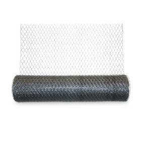 Blooma Galvanised Steel Triple torsion mesh, (L)10m (W)1m (3600g)