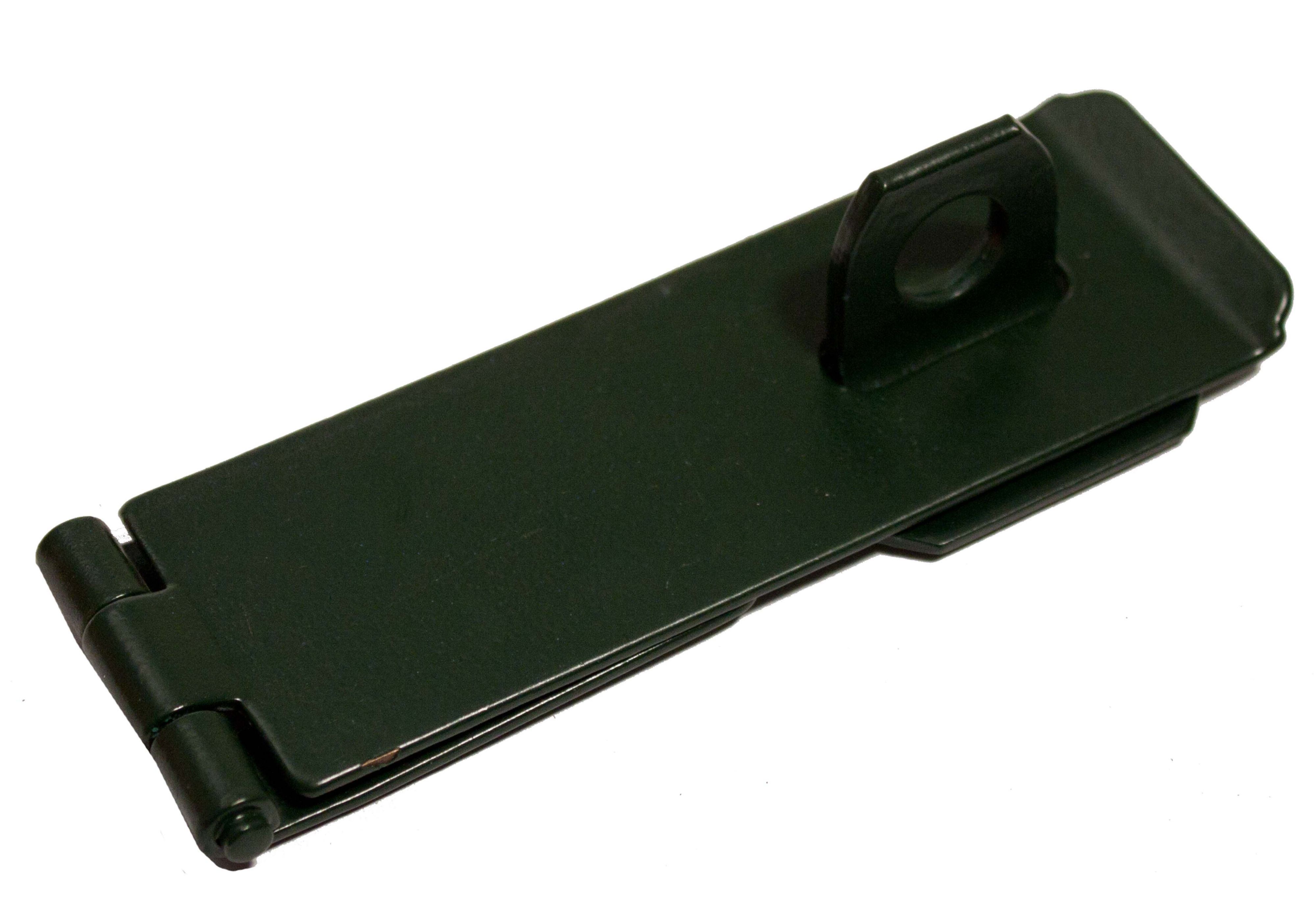 Blooma Green Powder-coated Steel Hasp & staple, (L)152mm
