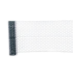Blooma Green PVC-coated Steel Triple torsion mesh, (L)10m (W)0.5m