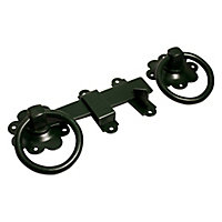Blooma Green Steel Ring gate latch, (L)152mm