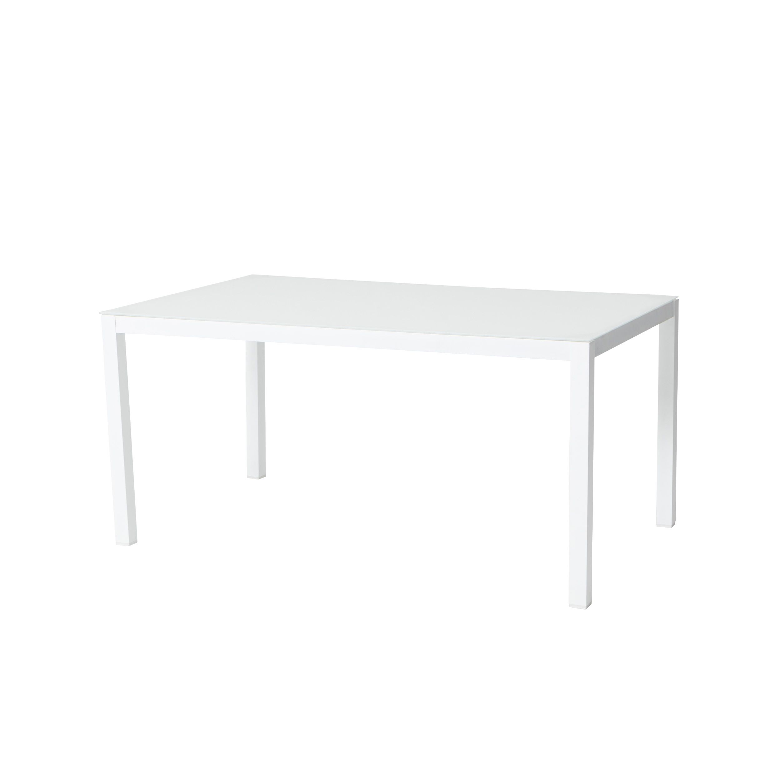 Blooma Janeiro White Metal 4 seater Table
