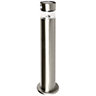 Blooma Kiana Silver effect Solar-powered LED Outdoor Post light