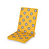Blooma Kinaros Grey & yellow Spot Rectangular High back seat cushion (L)94cm x (W)40cm