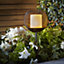 Blooma Koyaka Black Candle Solar-powered LED Outdoor Spike light