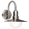 Blooma Kyra Chrome effect Mains-powered Outdoor Fisherman Wall light
