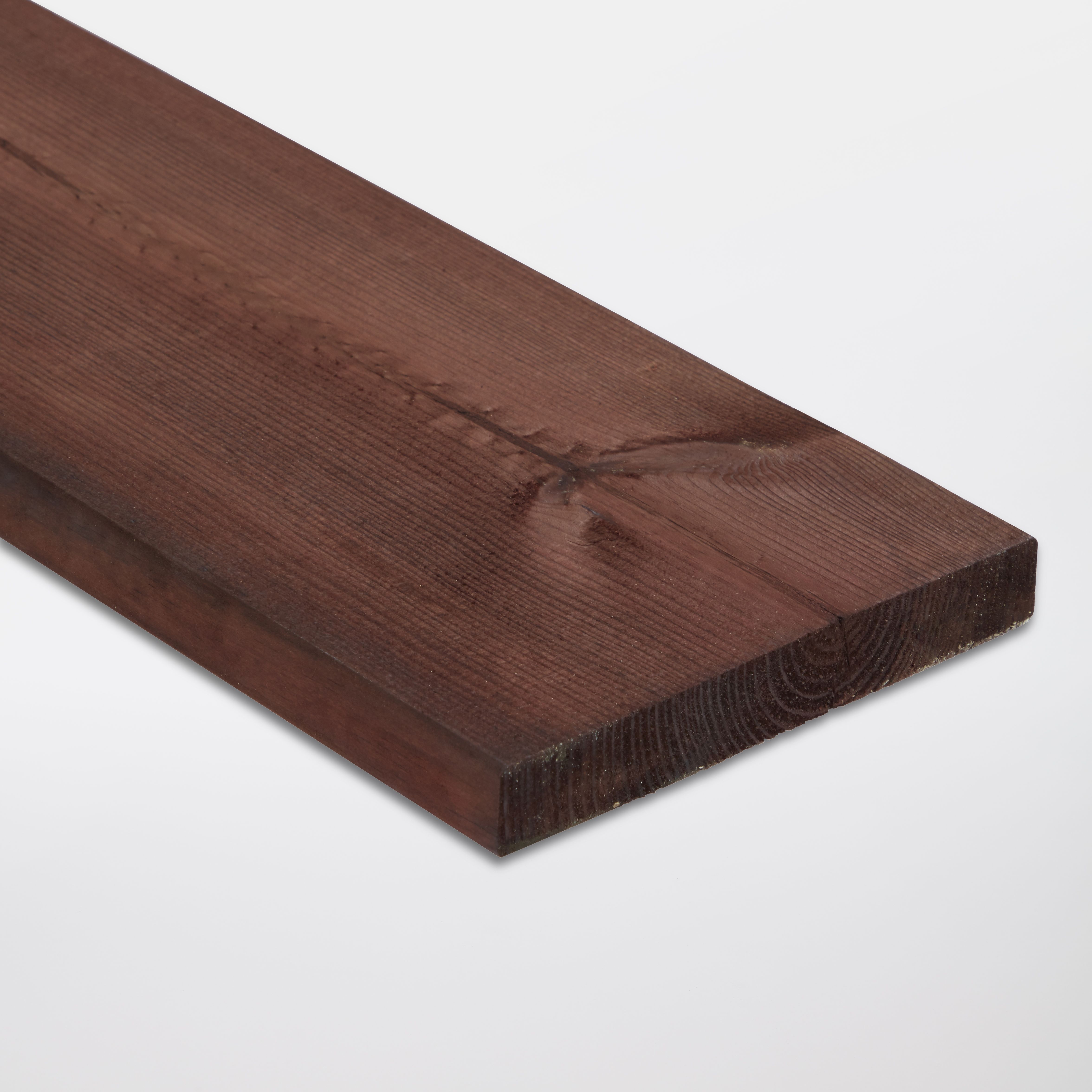 Blooma Lemhi Pressure treated Brown Gravel board (L)1.83m (W)150mm (T)21mm
