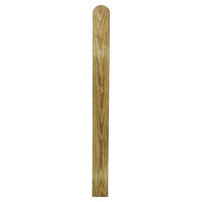 Blooma Lemhi Pressure treated Wooden Picket fence board (W)0.09m (H)1m