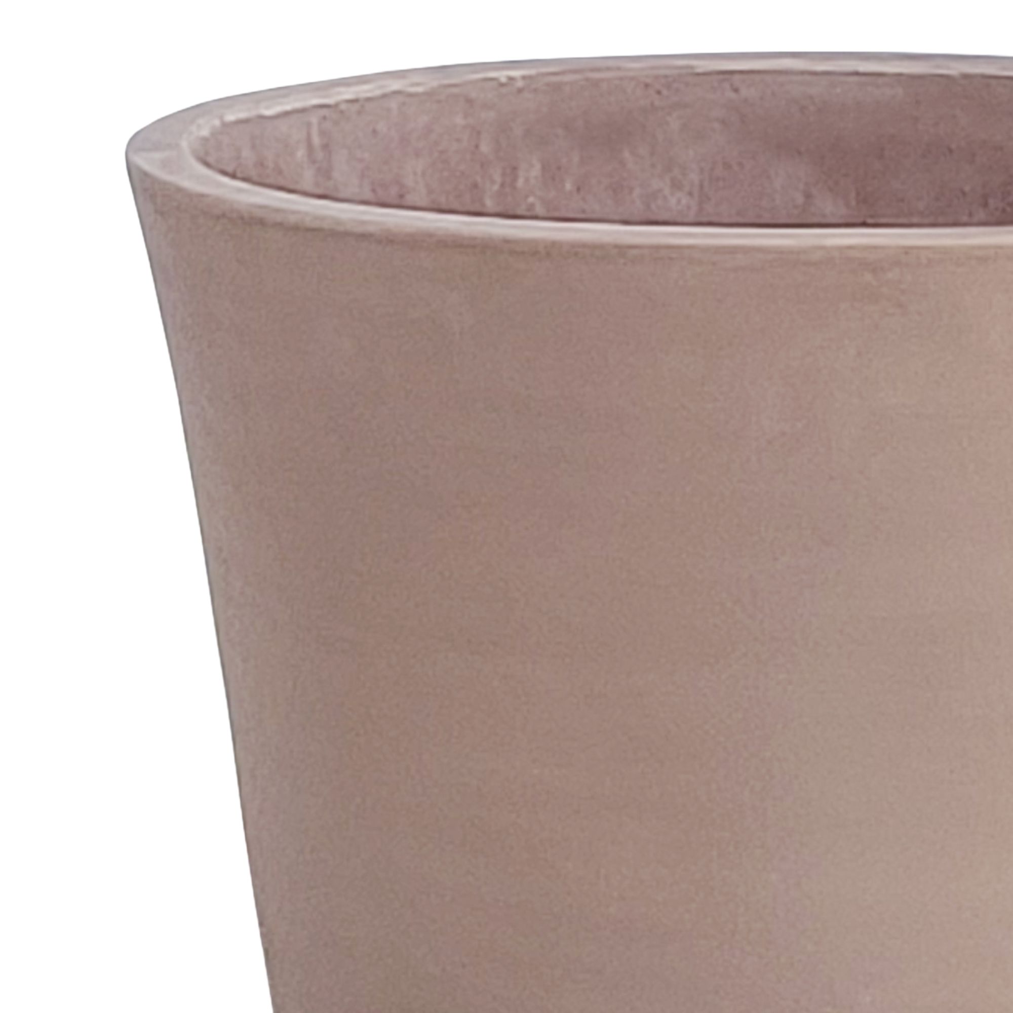Blooma Mali Brown Terracotta Circular Plant pot (Dia)35cm
