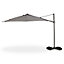 Blooma Mallorca 3.46m Grey Overhanging parasol