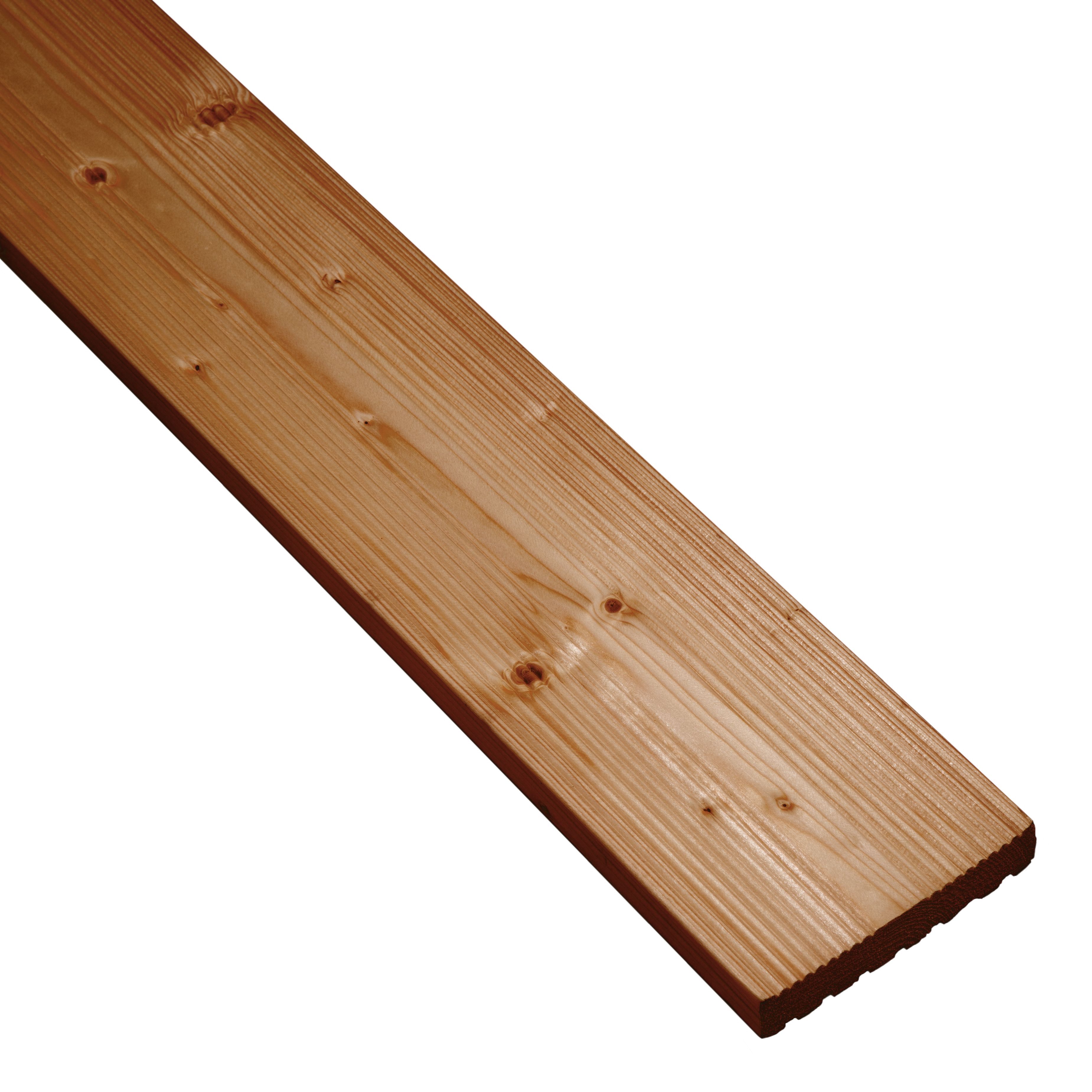 Blooma Nevou premium Softwood Deck board (L)2.4m (W)144mm (T)27mm, Pack of 5