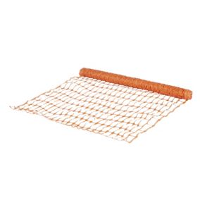 Blooma Orange PVC Temporary mesh, (L)10m (H)1m (W)10m