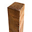 Blooma Pin Square Wooden Fence post (H)2.4m (W)70mm