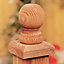 Blooma Pine Ball top Post cap (W)100mm